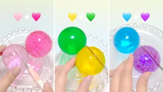 💖+💗/💛+💚/💙+💜Tape Balloon DIY with Super Giant Orbeez and Nano Tape‼