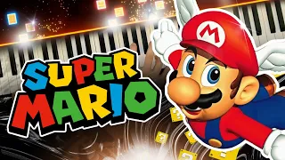 Super Mario Bros - Main Theme / Piano Cover & Tutorial ⭐️ Free Sheet Music !!