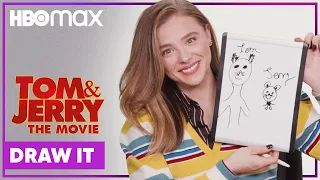 Draw It! with Chloë Grace Moretz & Michael Peña  | Tom & Jerry | HBO Max Family