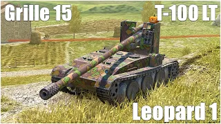 Grille 15, T-100 LT & Leopard 1 ● WoT Blitz