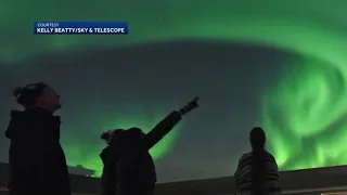 Northern lights could be visible over New England overnight