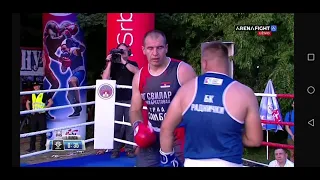 Babic Vladan (BK Sombor) vs Alen Masovic(BK Radnicki) prvi mec polufinala Super lige u boksu 2021