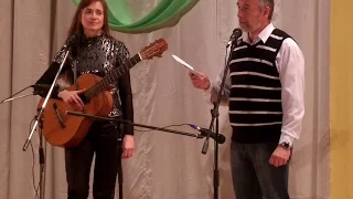 Алёна и Дмитрий Макарчук (г.Донецк 2015, Новороссия) - "Давай, поговорим", "Девочка играла Шопена".