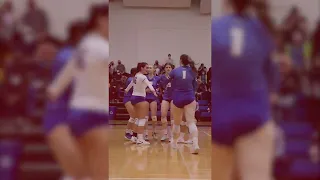 Women's volleyball versus York mix
