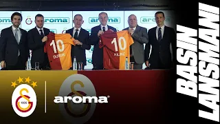 🔴 Galatasaray Spor Kulübü ile Aroma arasındaki sponsorluk anlaşmasının imza töreni gerçekleştirildi