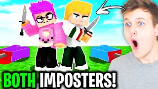 LANKYBOX Are BOTH THE IMPOSTER In MINECRAFT AMONG US! (WE GOT CAUGHT!)