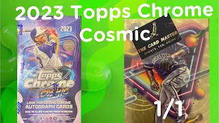 Opening 2023 Topps Chrome Cosmic Baseball Cards - (Pulling a 1/1)