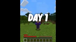 I Survived 100 Days as a WITCH in Hardcore Minecraft #Short 1