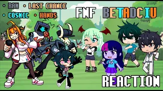 Characters react to FNF But Everyone Sings Part 1 || The Rookie J.