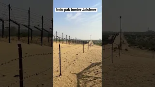 India Pakistan Border Jaislmer #jaisalmer #pakborder #indopakborder
