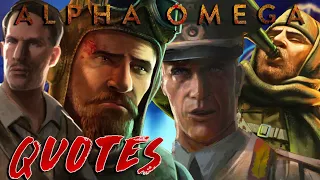 Alpha Omega Primis Ultimis Conversational QUOTES Storyline! Richtofen Betrayal?