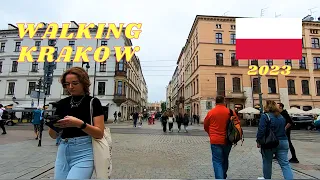 Walking in ** KRAKOW ** Poland - October 2023 !!! 4K Cracow Old Town Walking Tour !!!
