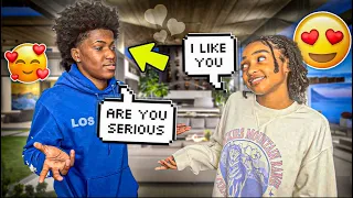 "I LIKE YOU" 😘PRANK ON @romantoolit 👀.. (watch till the end!!😭)