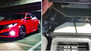 DIY: 2016-2019 Honda Civic (2.0L) Engine Air Filter Check / Replace.