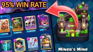 THIS ARMY HAS 95% WIN RATE / NEW DART GOBLIN, MOTHER WITCH DECK / ARENA 15