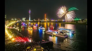 Japanday 21.05.2022 in Düsseldorf, Feuerwerk von iPhone 13 Pro Max. Japan Tag.  デュッセルドルフにて, から花火。