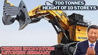GERMANY CAN'T BELIEVE CHINA HAS MANUFACTURED A 700-TON EXCAVATOR TOWERING AS TALL AS A 10-STORY.