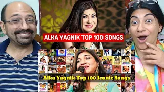 Top 100 Songs Of *Alka Yagnik* ｜100 *Hit* Songs Of *Alka Yagnik*|✨