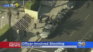 Police Shoot Allegedly Armed Man In Westlake District