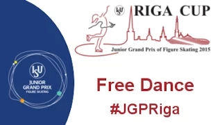 ISU 2015 Jr. Grand Prix Free Dance Riga