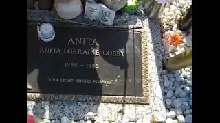 Visiting the grave of Anita Cobby