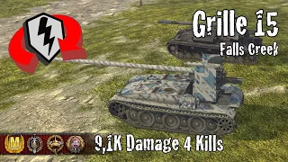 Grille 15  |  9,1K Damage 4 Kills  |  WoT Blitz Replays