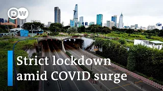 Vietnam on lockdown as COVID cases soar with 0.4% vaccinated | DW News