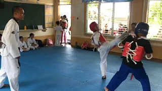 Taekwondo sparring (Jack Soledad-friendly match/practice game)