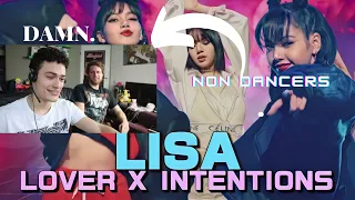 NON DANCERS REACT TO Dance Mentor LISA "Lover" & "Intentions" | Youth With You S3 REACTION
