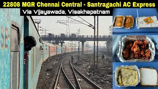 22808 MGR Chennai Central - Santragachi AC Express Full Journey Coverage | Chennai to Kolkata