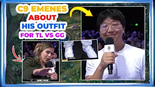 C9 Emenes About His OUTFIT for TL vs GG 🤔