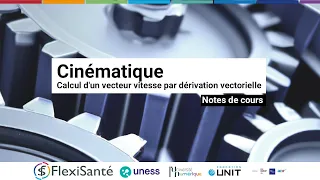 Cinématique – Calcul d'un vecteur vitesse par dérivation vectorielle