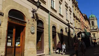 Lviv, Ukraine | Life During Lockdown, April, 2021 | City Ambience Sounds