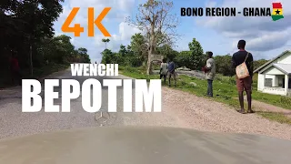 Bepotim Wenchi Drive in the Bono Region of Ghana 4K