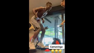 football training / Camavinga / Real Madrid / reaction /