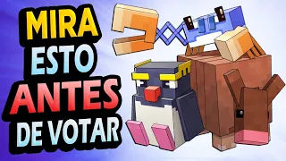 ANTES de votar, MIRA esta Información de Minecraft Mob Vote 2023