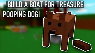 HOW TO BUILD A POOPING DOG (simple) BUILD A BOAT ROBLOX