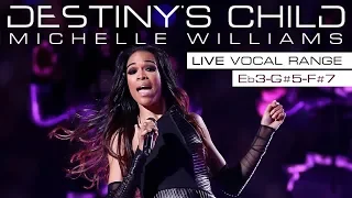 Michelle Williams' AMAZING Live Vocal Range: Destiny's Child Era [Eb3-G#5-F#7]