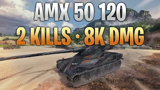 AMX 50 120 - Not Bad At All! (2 Kills - 8k Dmg)