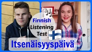 Finnish Listening Test 1. 🇫🇮 Itsenäisyyspäivä. Independence Day. Finland Suomi 100