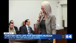 Elizabeth Snyder speaks after Trenton Forster sentenced to life in prison for killing her husband