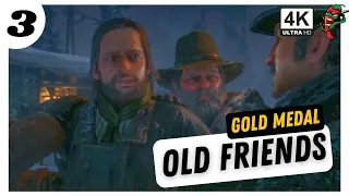 RED DEAD REDEMPTION 2 Old Friends GOLD MEDAL Mission 3 | 4K60 PS5