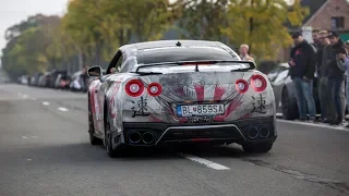 LOUD Nissan GT-R R35 with Armytrix Exhaust - Revs & Acceleration Sounds !
