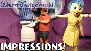 I MADE SADNESS HAPPY?!? - Disney World Impressions