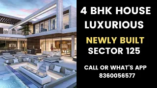 155 gaj 25*56 newly built luxurious 4 bhk house New sunny enclave sec 125 call 9855585600-8360056577