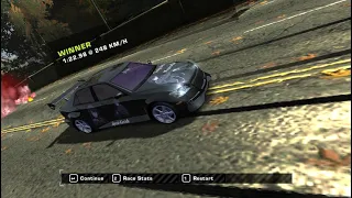 NFSMW 2005: Lap-Knockout Race: Lexus IS300 'Sayuki Kuroda' with Engine Sound Changing