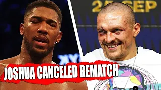 Anthony Joshua ANNOUNCED THE CANCELLATION OF THE REMATCH WITH Alexander Usyk / Tyson Fury - Wilder 3