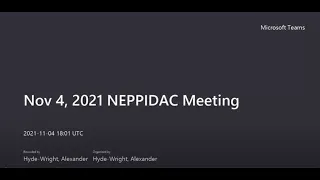 Nederland Eco Pass Public Improvement District Advisory Committee Meeting, November 4, 2021