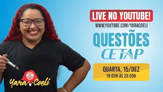 LIVE! Questões do CETAP - Língua Portuguesa - Yara Coeli
