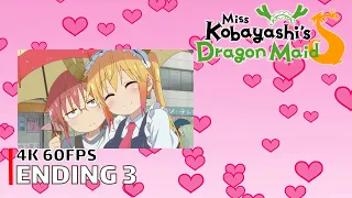 Miss Kobayashi's Dragon Maid - Ending 3 [4K 60FPS | Creditless | CC]